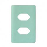 Placa p/ 2 Tomadas Separadas 4x2 - Novara Siciliano